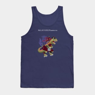 Clanosaurus Rex McLAUGHLINsaurus Rex McLaughlin clan Family Tartan Tank Top